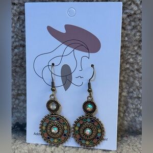 New unique boho chic dangle earrings. Be prepared for compliments. Anthropologie